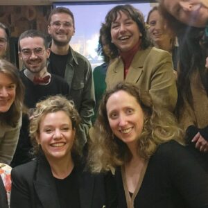 Les membres du groupe régional AFF Bretagne pendant un afterwork organisé par l'AFF